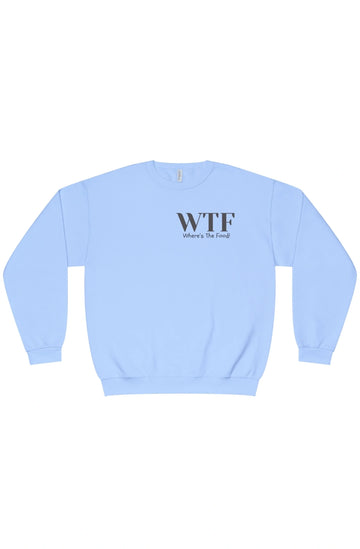 Men's Midweight Sweatshirt "WTF - Where's The Food"