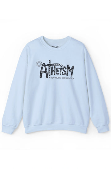Men's Medium Heavy Sweatshirt "Atheism: A Non-Prophet Organization"