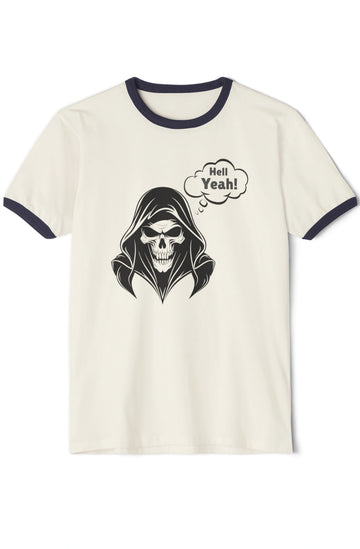Women's Lightweight Ringer T-Shirt "Hell Yeah!"