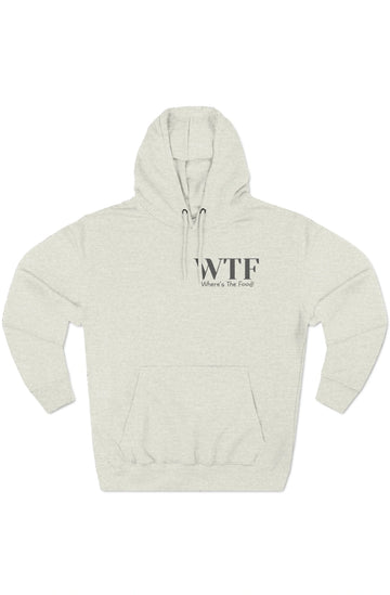 Women's Medium Heavy Hoodie "WTF - Where's The Food"