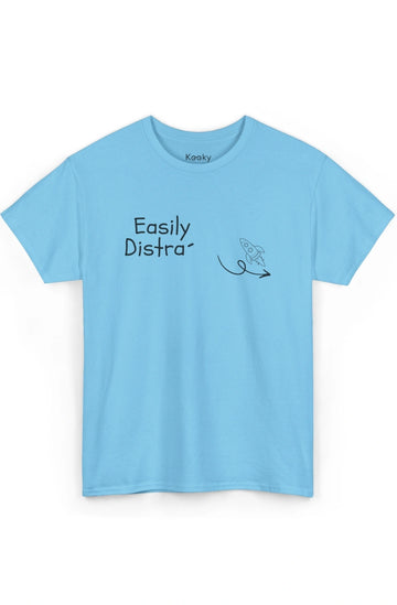 Men's Midweight T-Shirt "Easily Distracted"