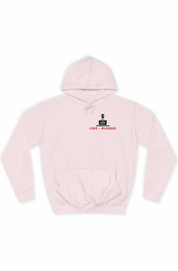 Men's Midweight College Hoodie "Code-Blooded"
