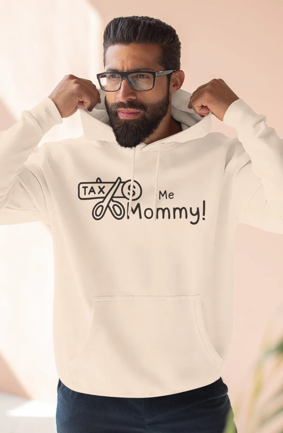 Men's Midweight Fleece Hoodie "Tax Me Mommy"