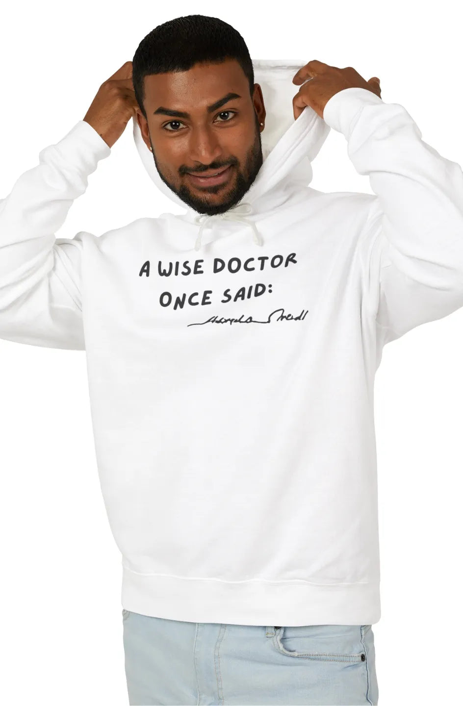 Men's Lightweight Hoodie "Wise doctor once said:"