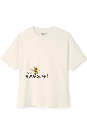 Men's Midweight Oversized T-Shirt "Bee Yourself"