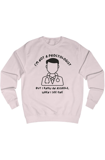 Women's Heavy Sweatshirt "Eccentric Proctologist"