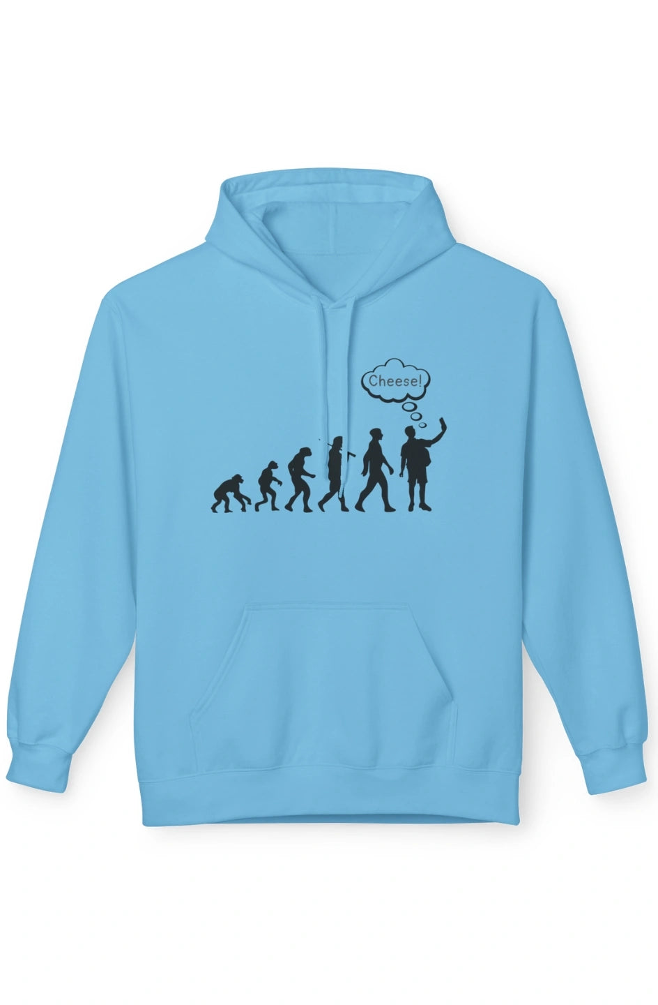 Men's Midweight Fleece Hoodie "Cheese!"
