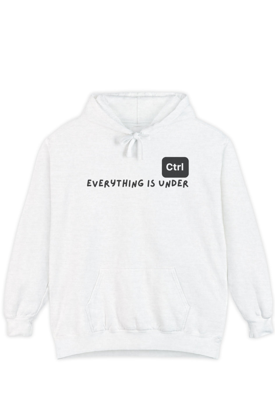 Men's Medium Heavy Hoodie "Everything is under control"