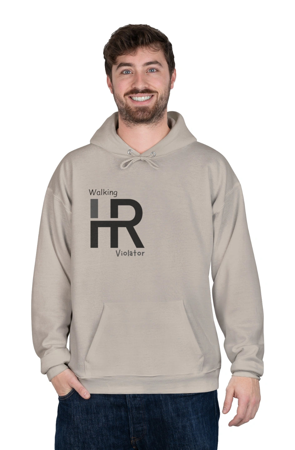 Men's Midweight Hoodie "Walking HR Violator"