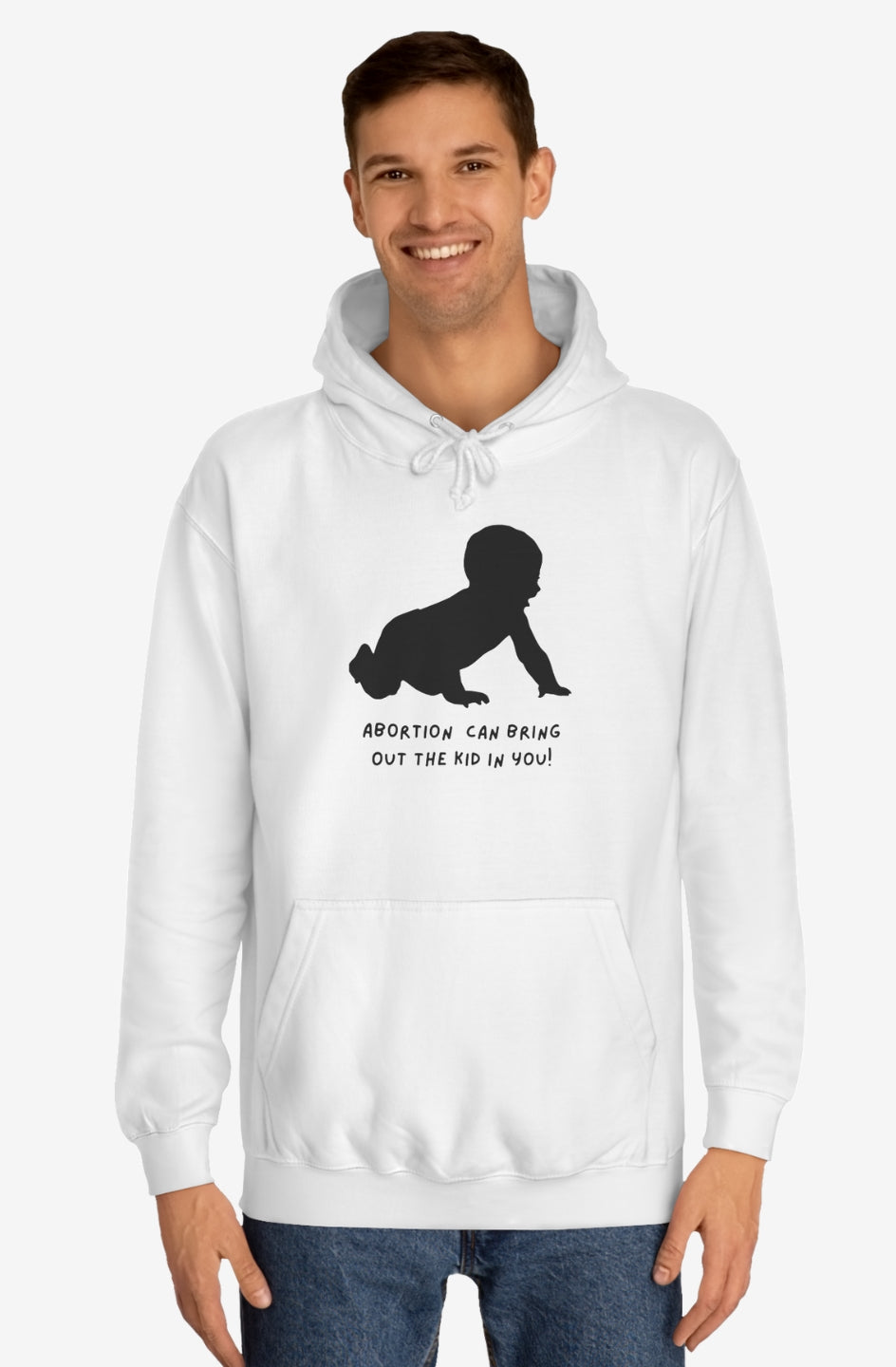 Midweight Hoodie - Abortion can bring out the baby in you