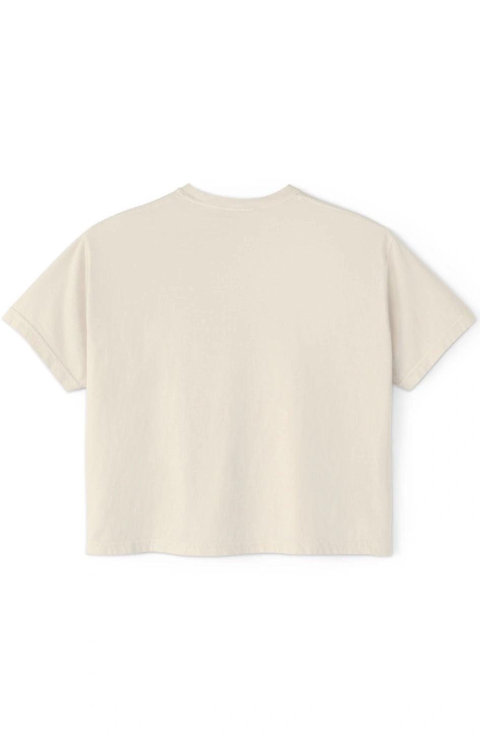 Women's Heavyweight Crop Boxy Tee "You're Cute"