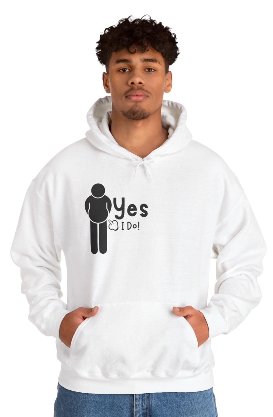 Men's Midweight Hoodie "Yes, I Do!"