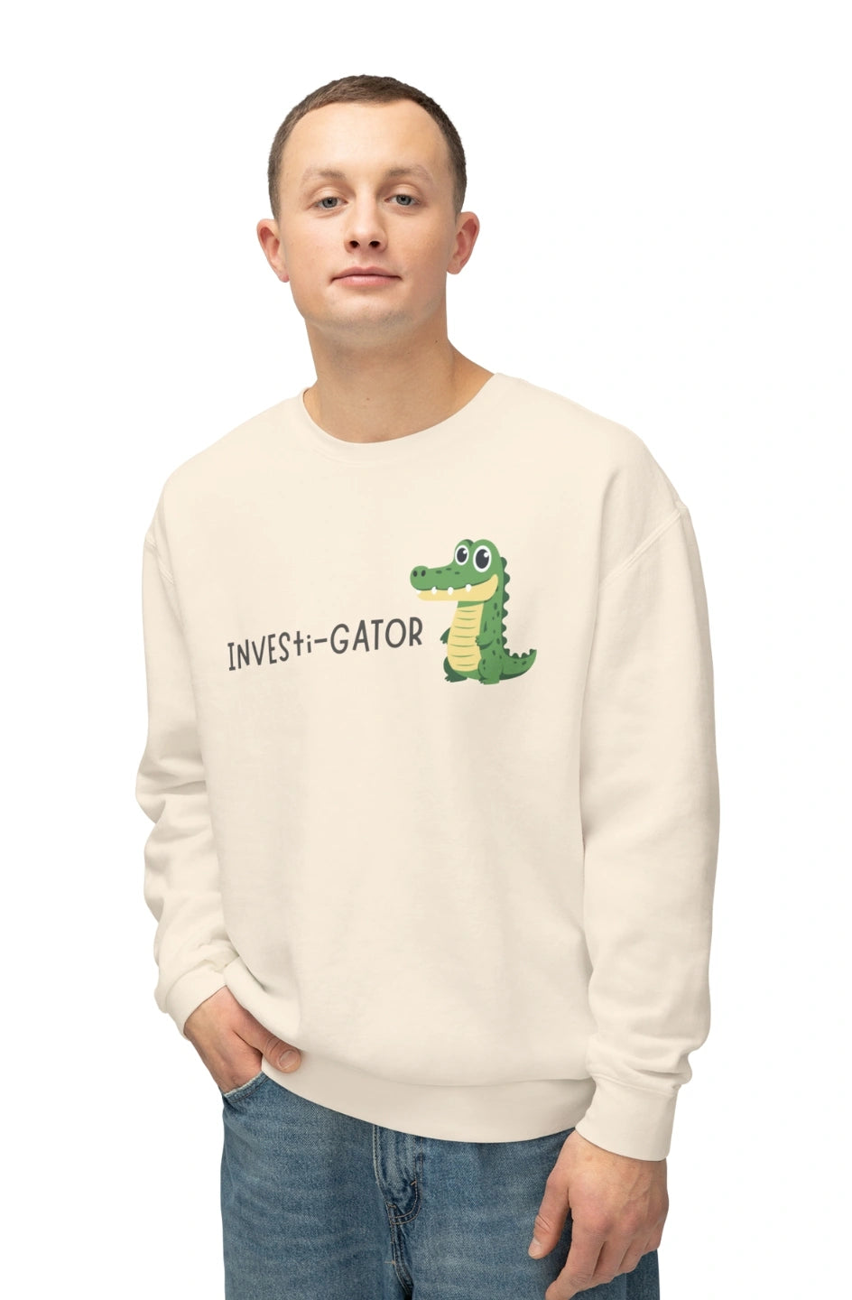 Men's Lightweight Sweatshirt "Investi-Gator"