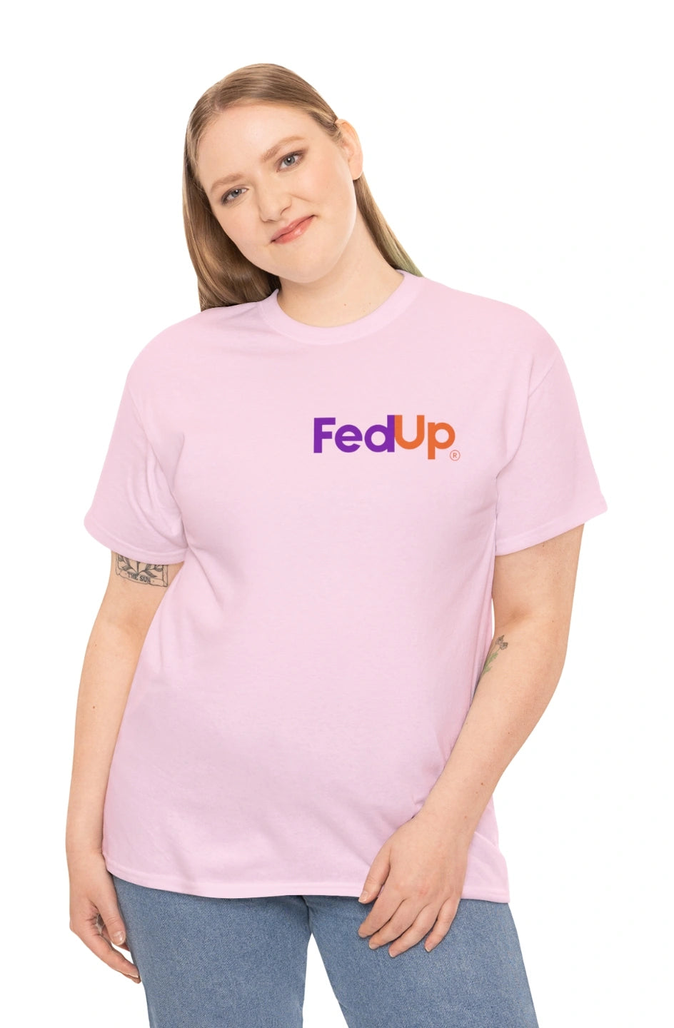Women's Midweight Staple Tee "FedUp"