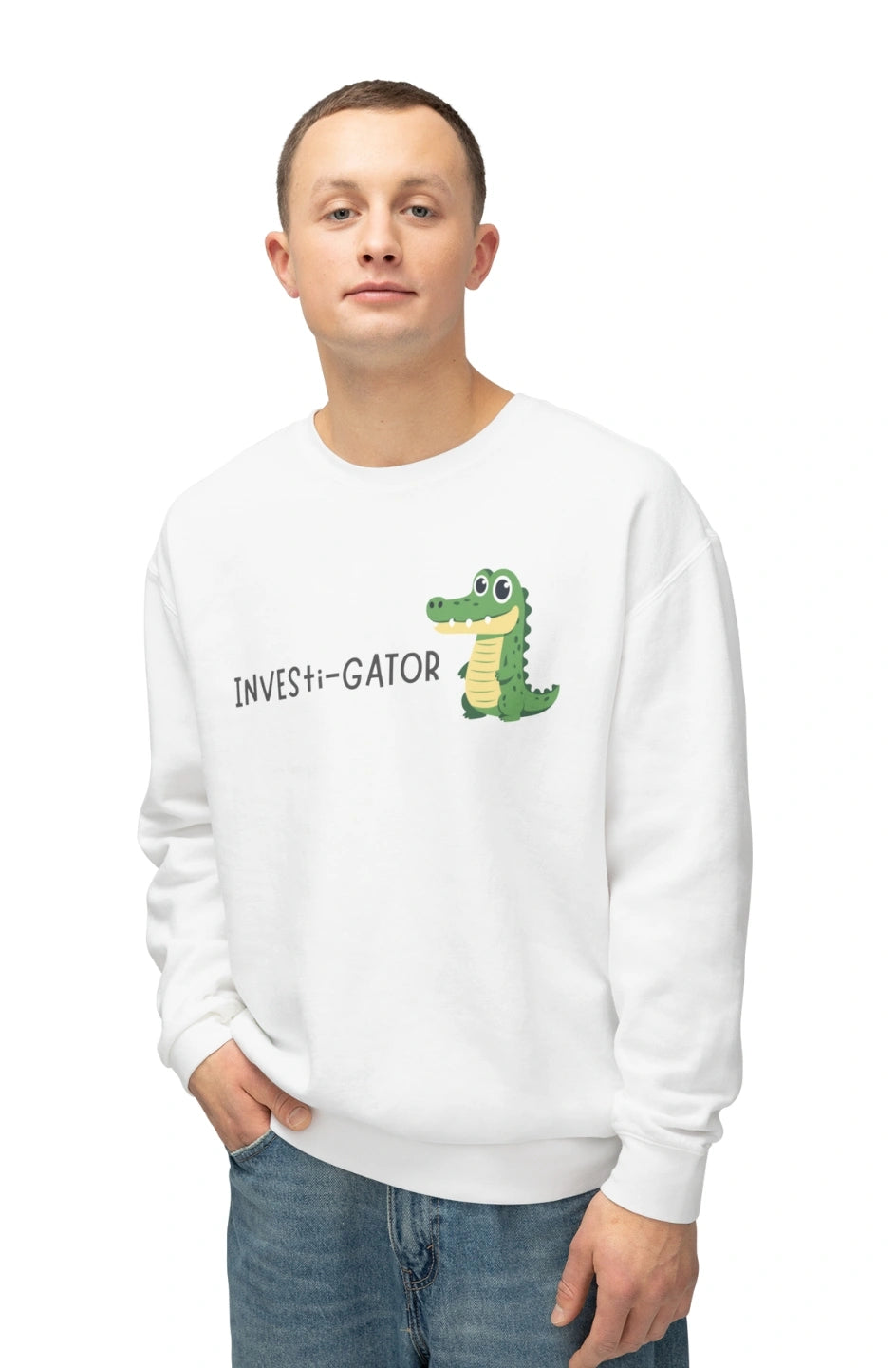 Men's Lightweight Sweatshirt "Investi-Gator"