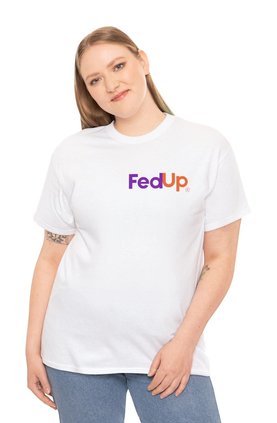 Women's Midweight Staple Tee "FedUp"