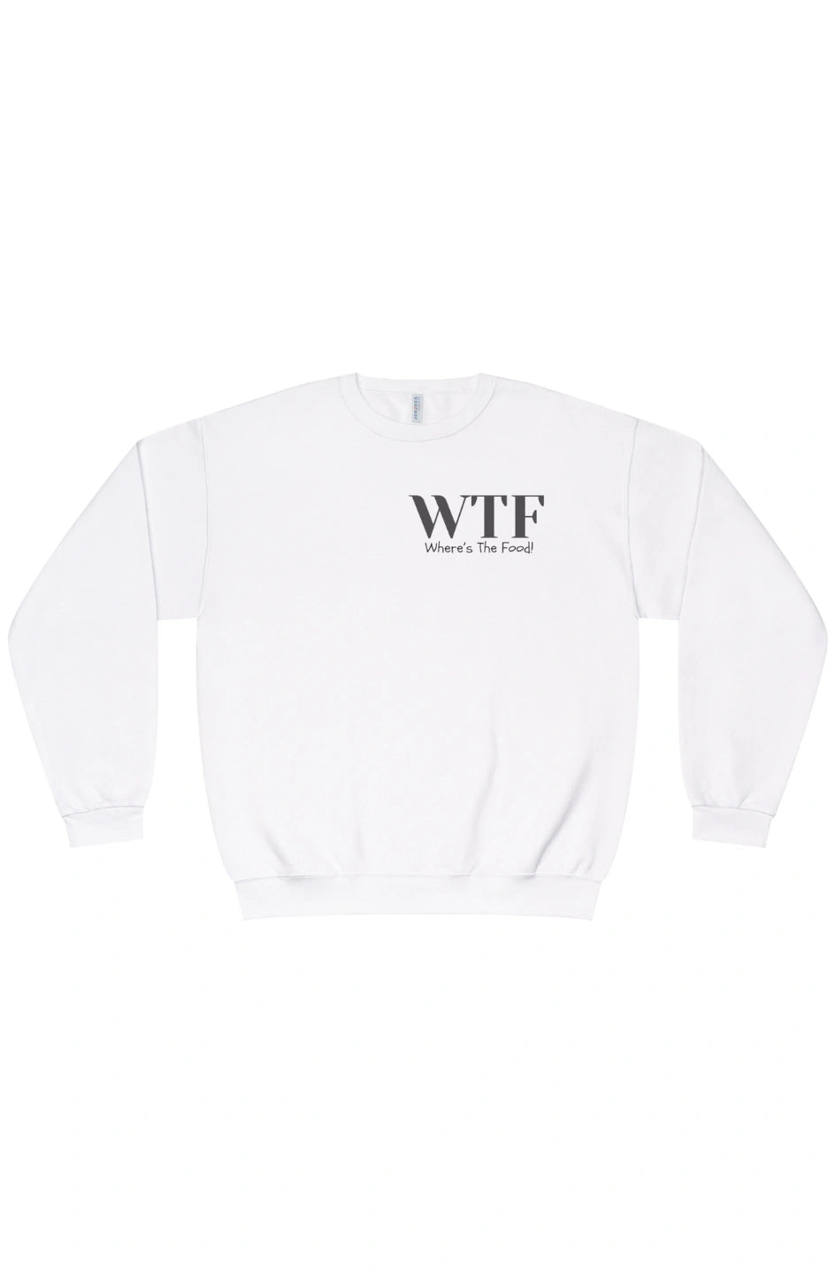Men's Midweight Sweatshirt "WTF - Where's The Food"