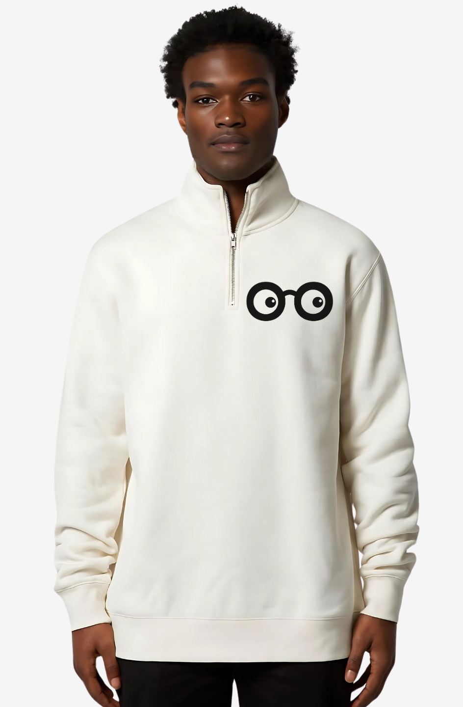 Half Zip Crew Sweatshirt