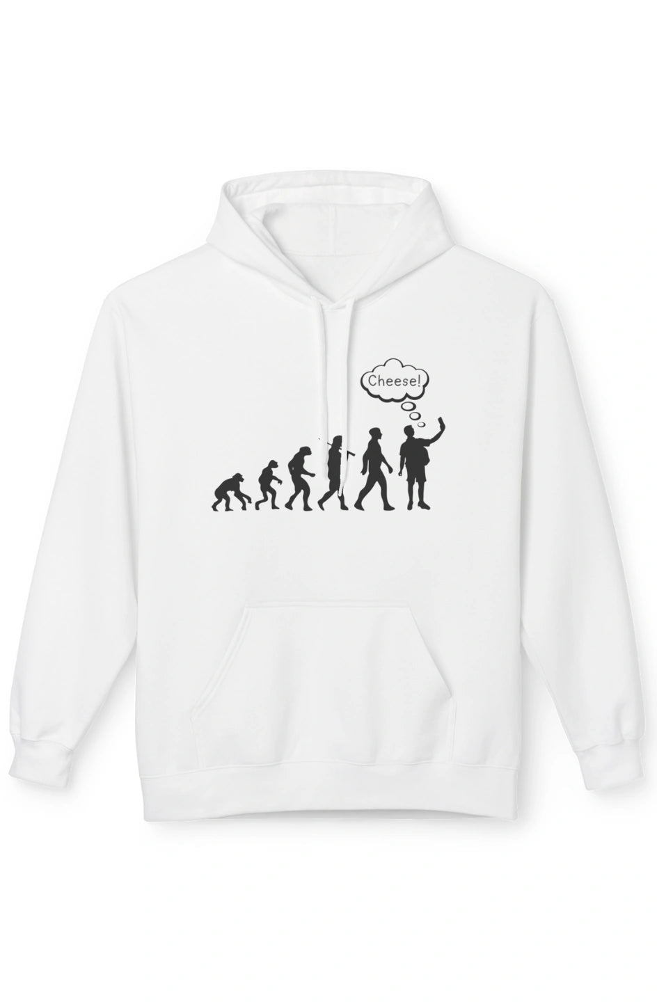 Men's Midweight Fleece Hoodie "Cheese!"