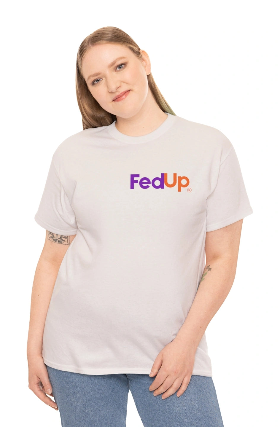 Women's Midweight Staple Tee "FedUp"