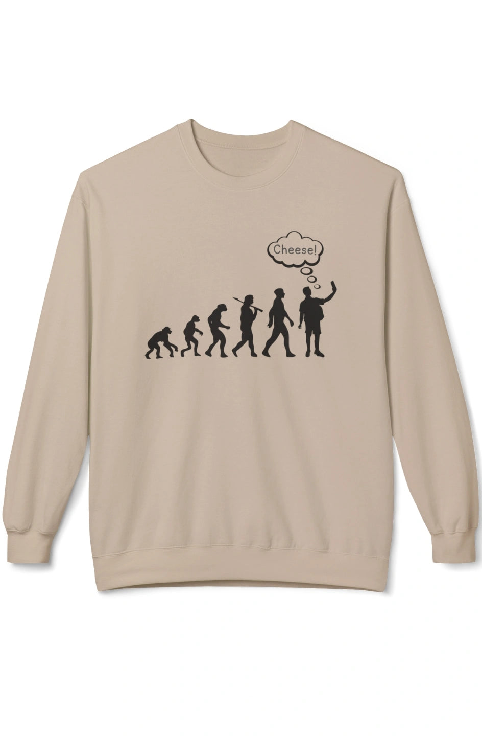Women's Midweight Sweatshirt "Cheese!"