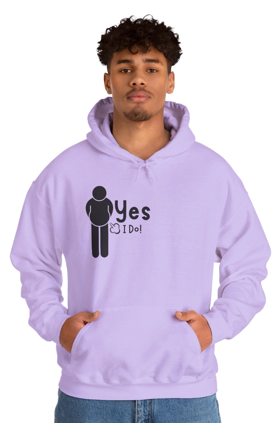 Men's Midweight Hoodie "Yes, I Do!"
