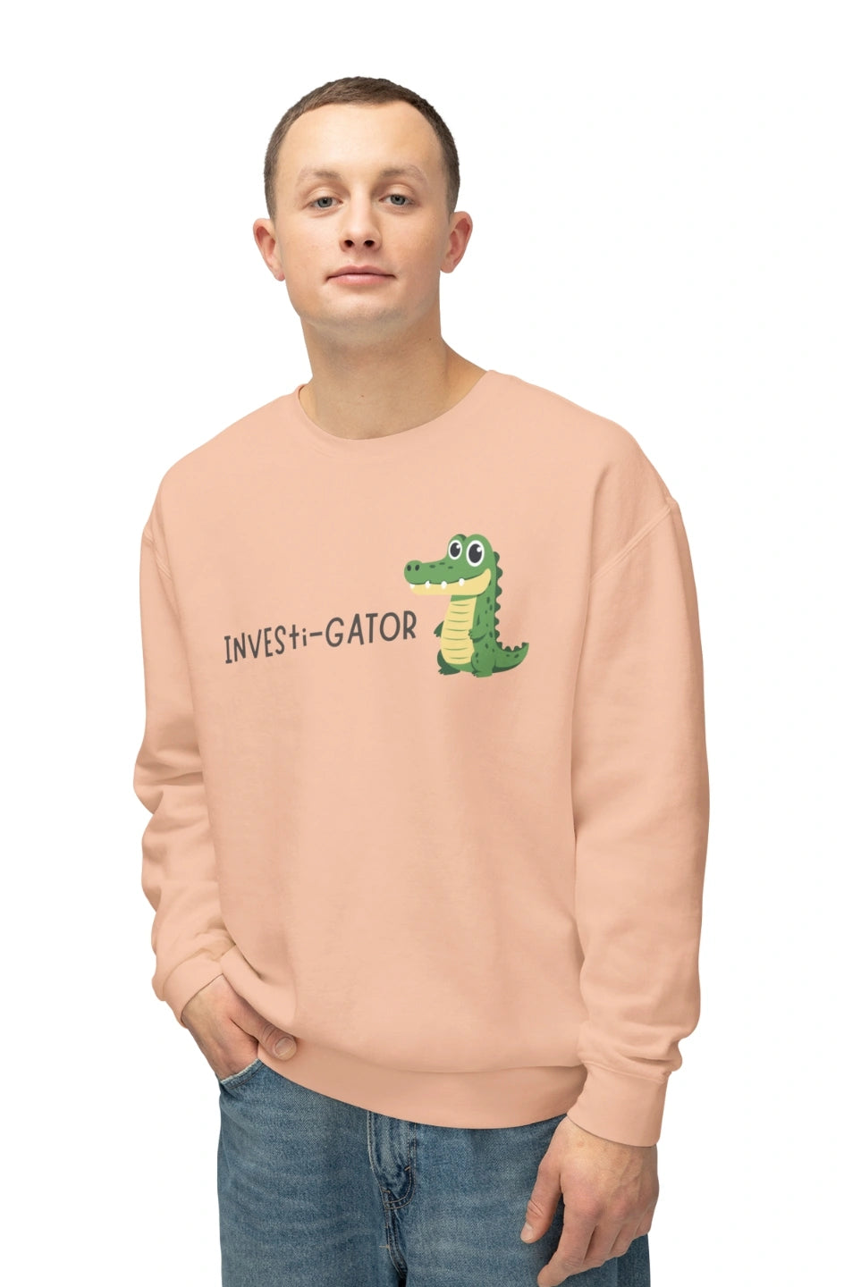 Men's Lightweight Sweatshirt "Investi-Gator"