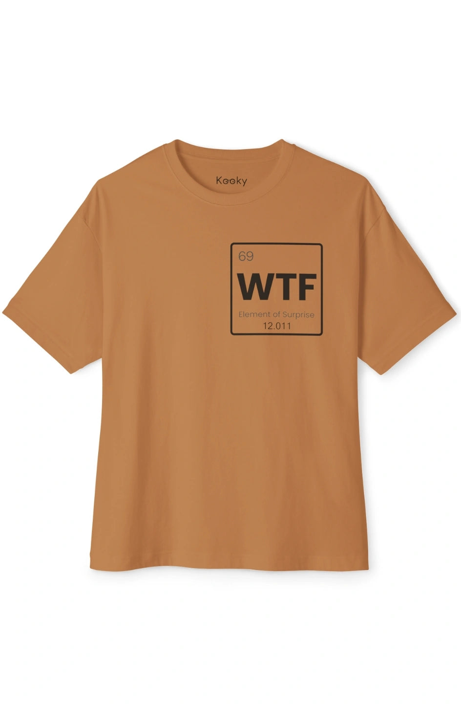 Men's Midweight Boxy Tee "WTF: Element of Surprise"