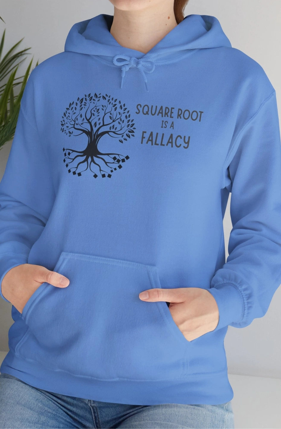 Women's Midweight Hoodie "Square Root is a Fallacy"