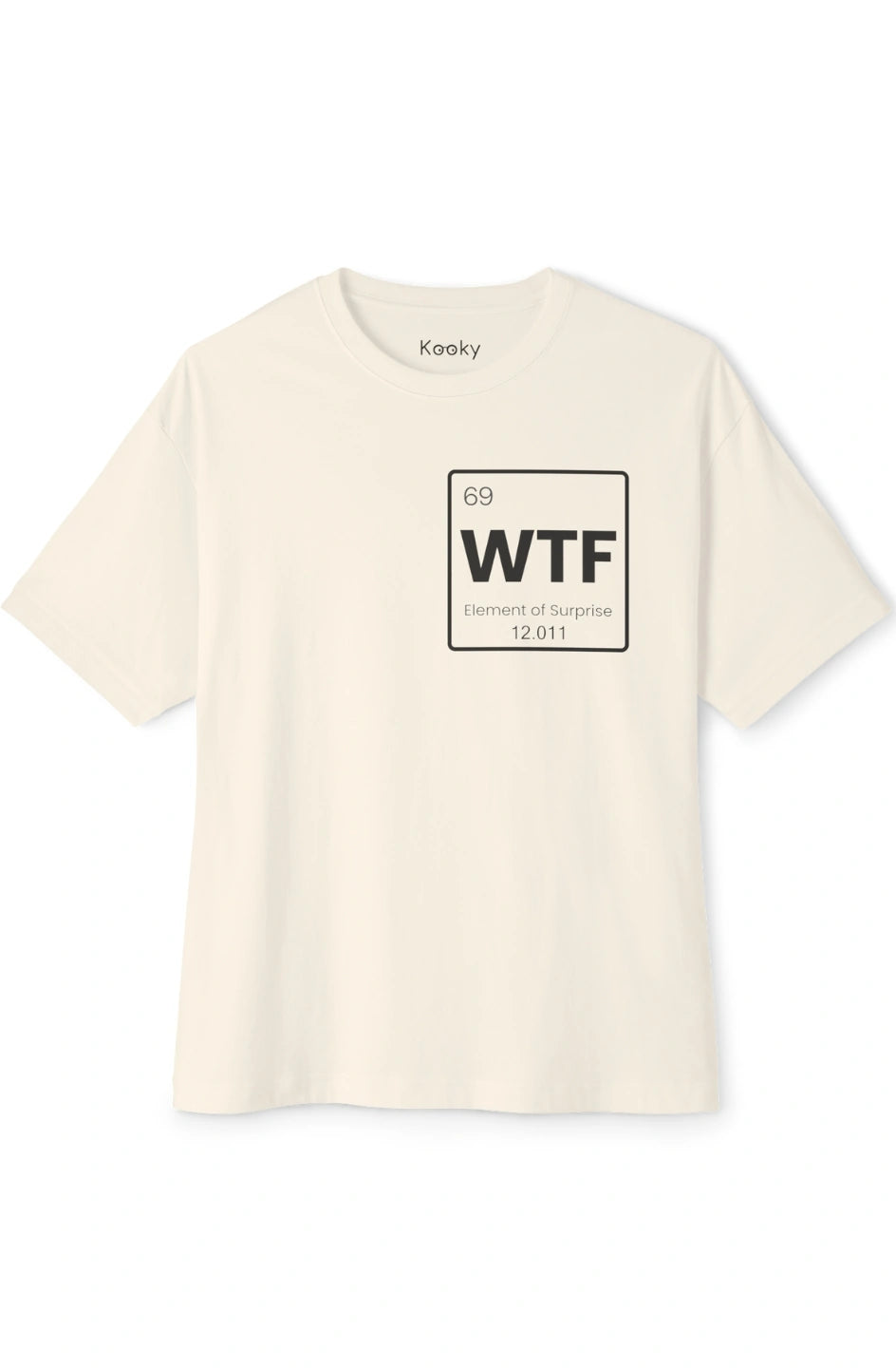 Men's Midweight Boxy Tee "WTF: Element of Surprise"