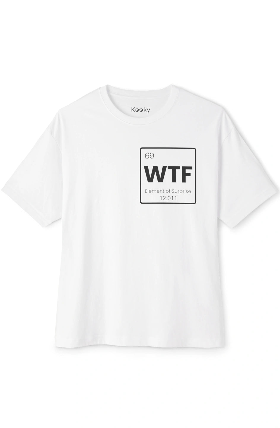 Men's Midweight Boxy Tee "WTF: Element of Surprise"