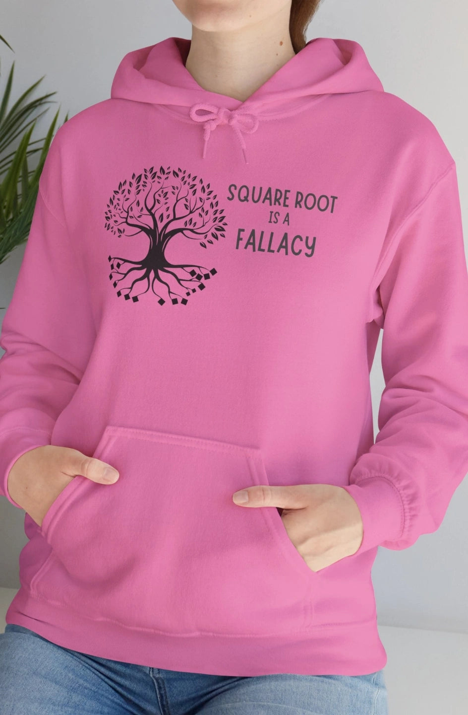 Women's Midweight Hoodie "Square Root is a Fallacy"