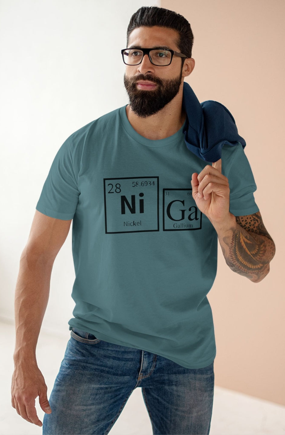 Men's Staple T-Shirt "Ni Ga"