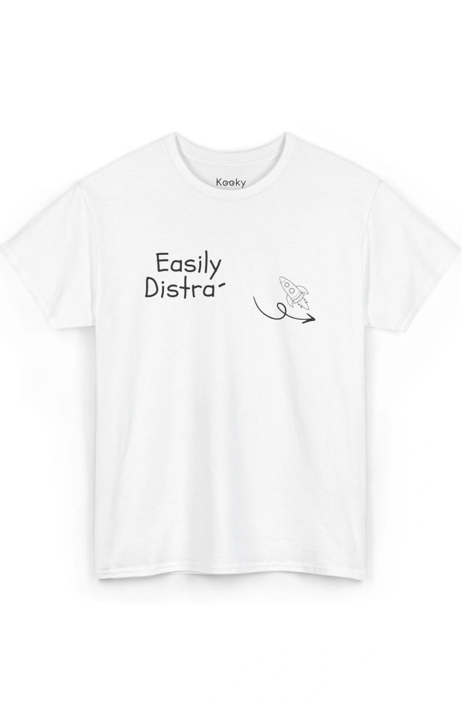 Men's Midweight T-Shirt "Easily Distracted"