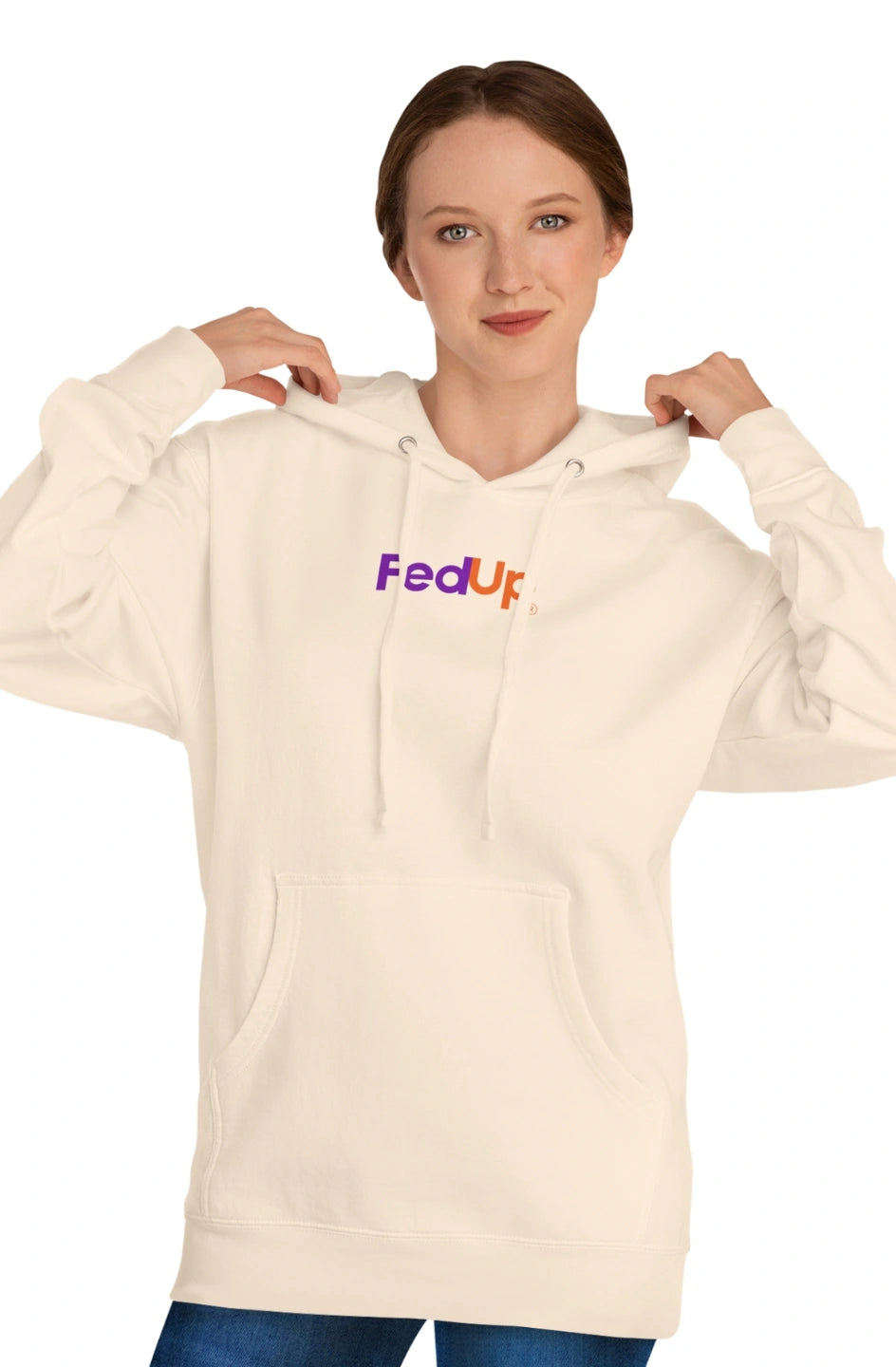 Women's Midweight Hoodie "Fed Up"
