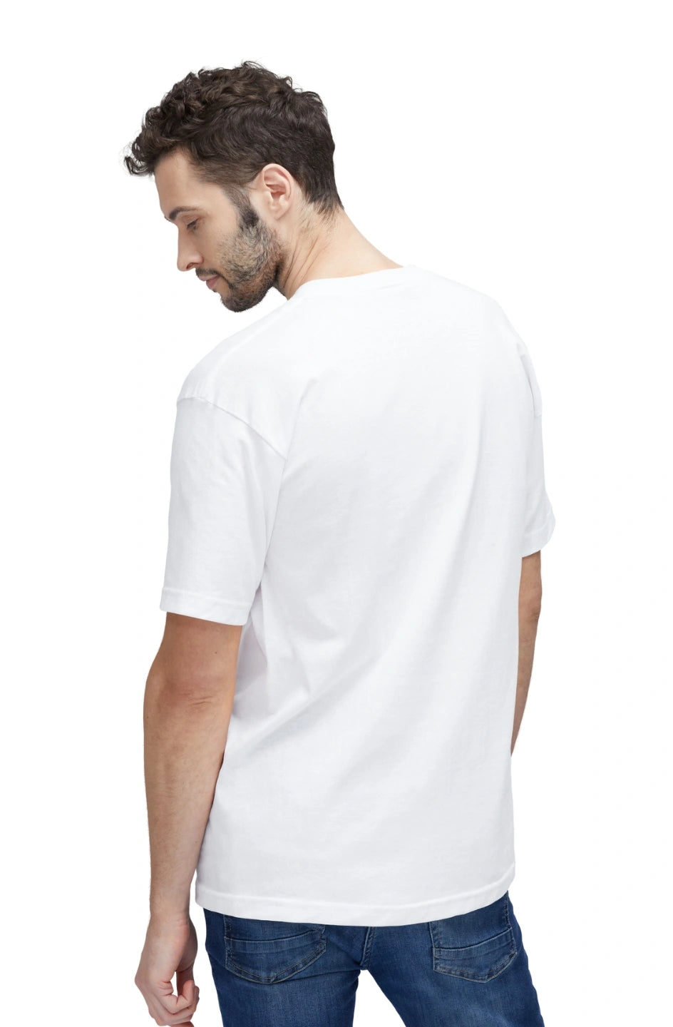 Men's Midweight T-shirt "Just Keep Moving Backward"