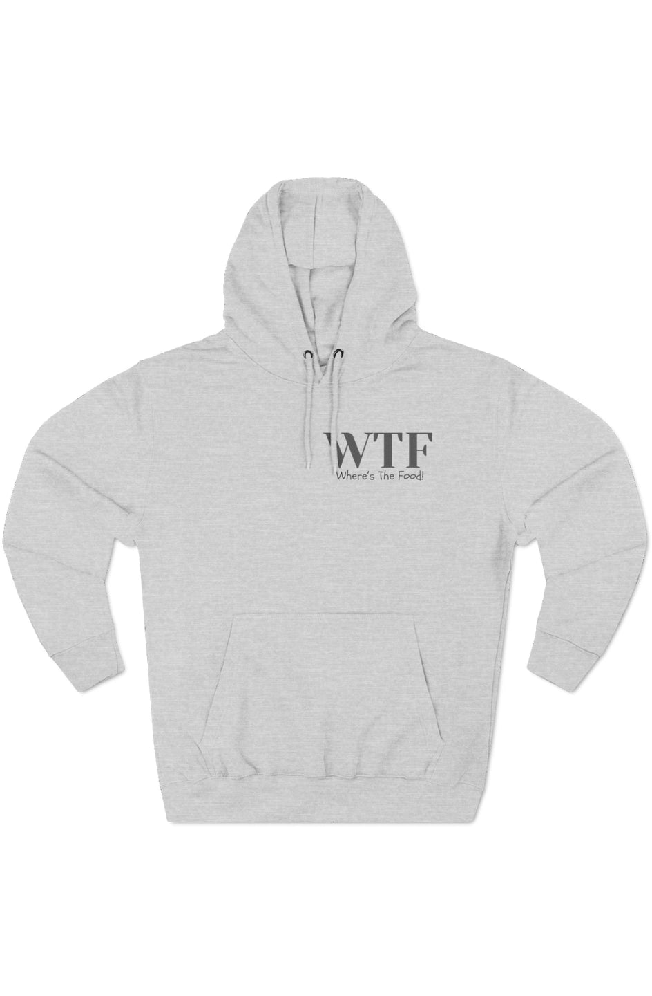 Women's Medium Heavy Hoodie "WTF - Where's The Food"