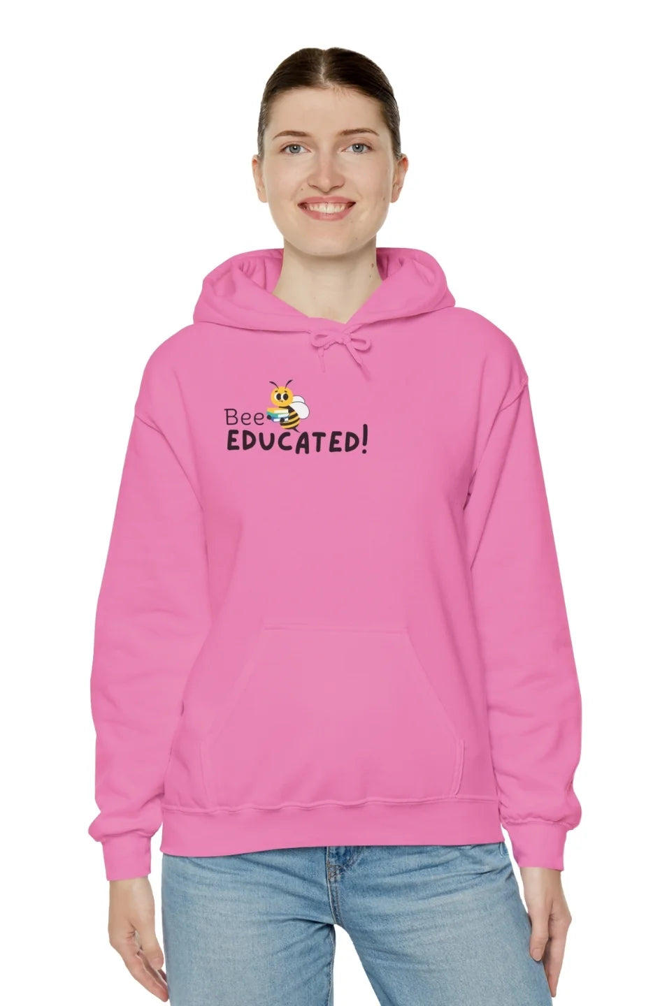 Women's Midweight Hoodie "Bee Educated"