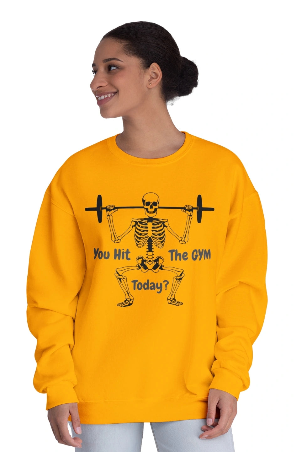 Women's Midweight Sweatshirt "You Hit the GYM Today?"
