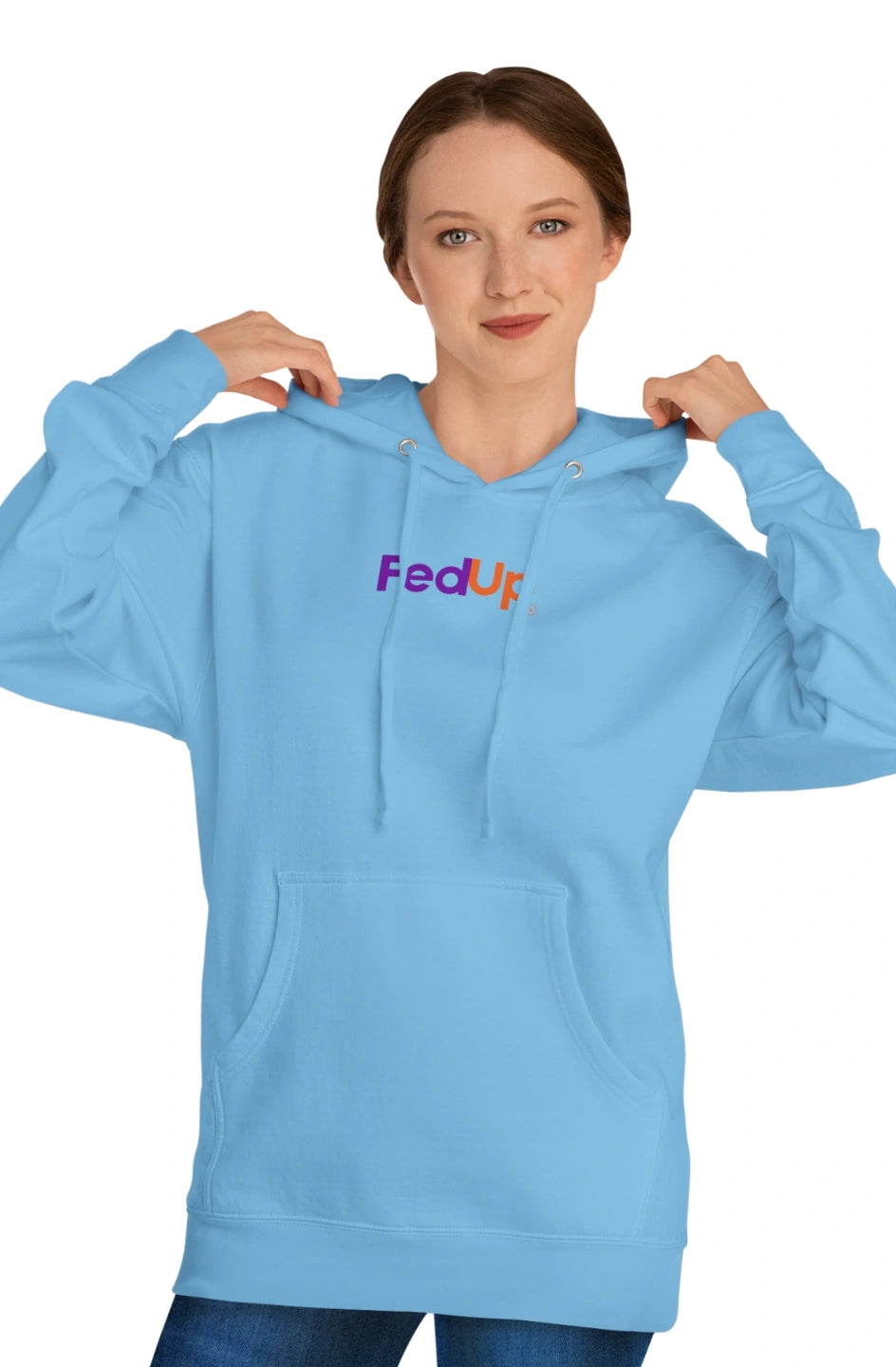Women's Midweight Hoodie "Fed Up"
