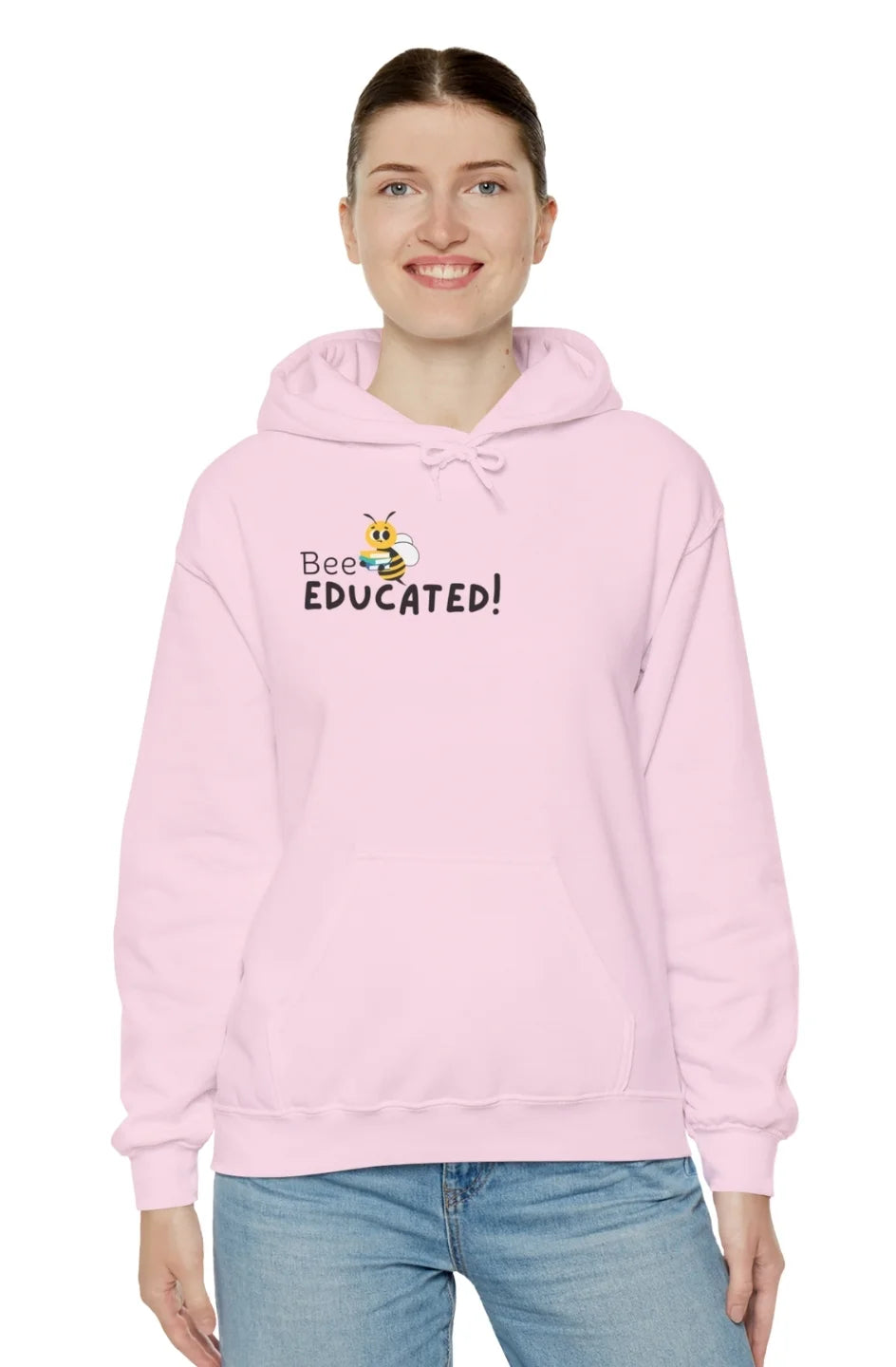 Women's Midweight Hoodie "Bee Educated"