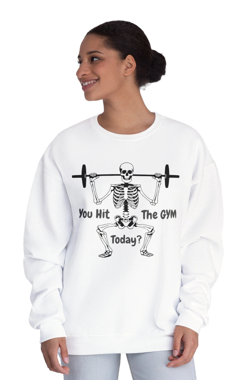 Women's Midweight Sweatshirt "You Hit the GYM Today?"