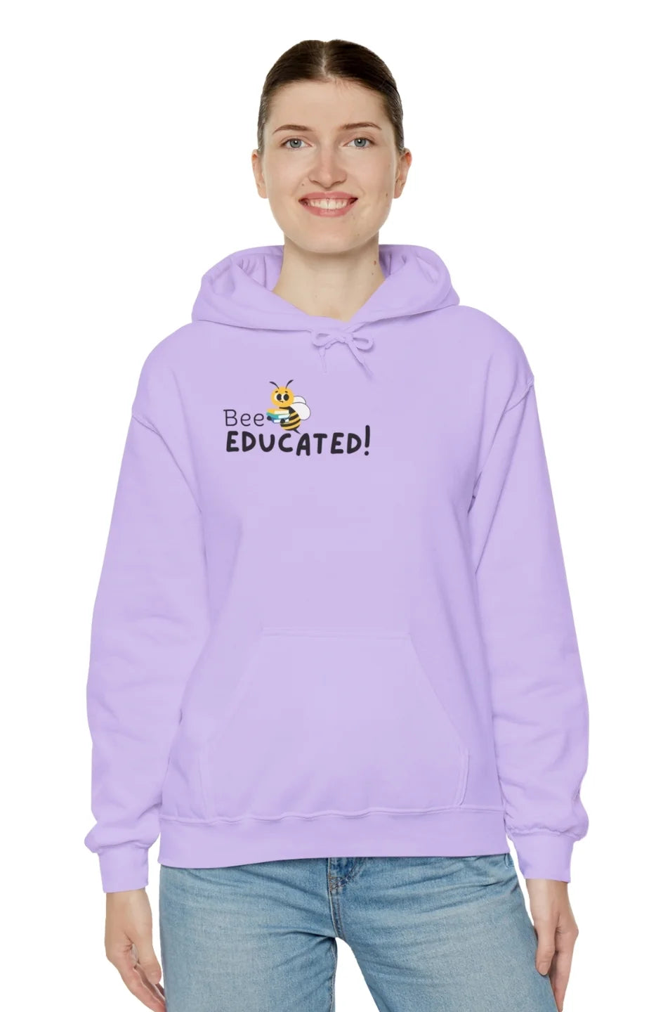 Women's Midweight Hoodie "Bee Educated"