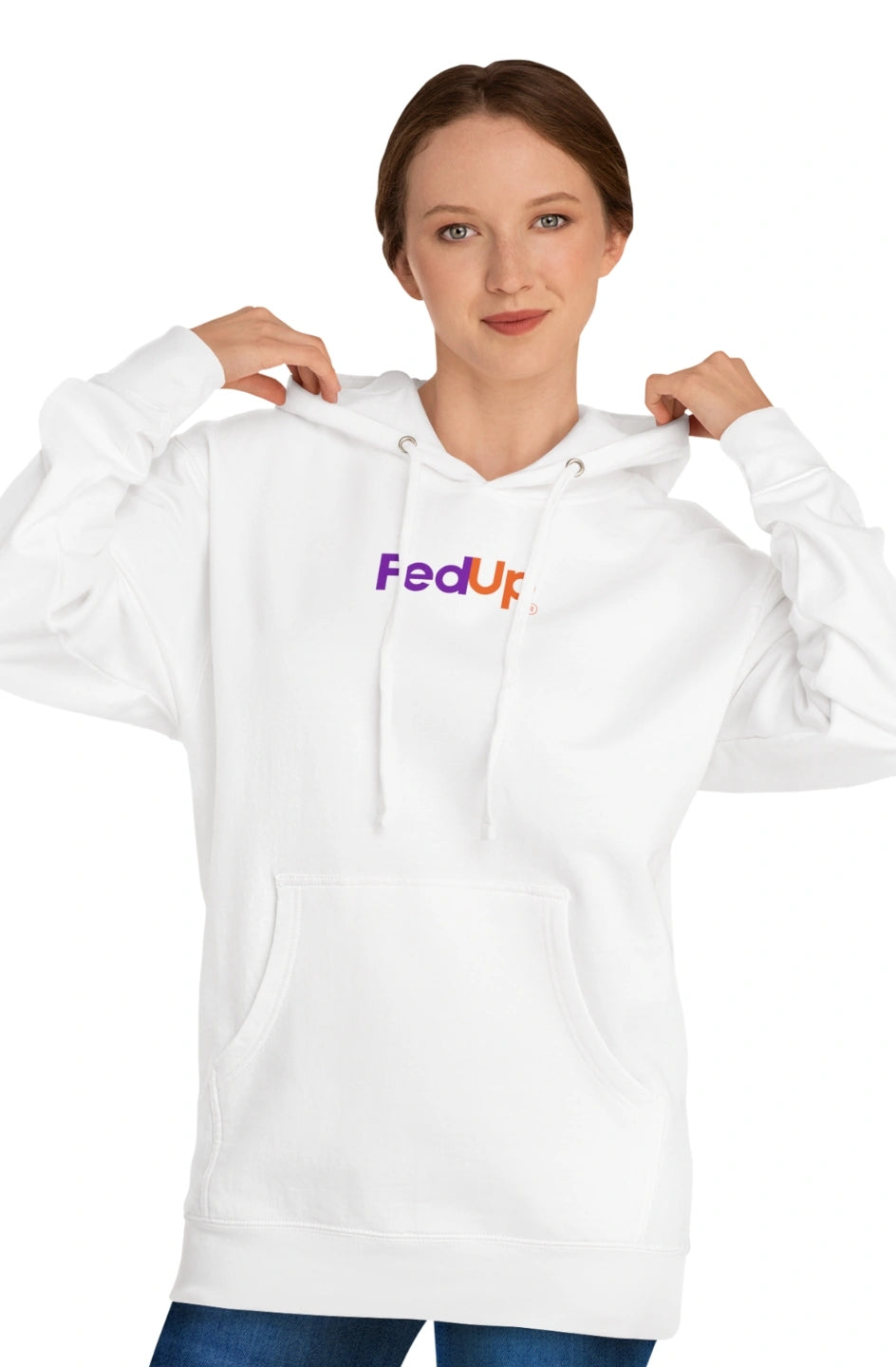 Women's Midweight Hoodie "Fed Up"