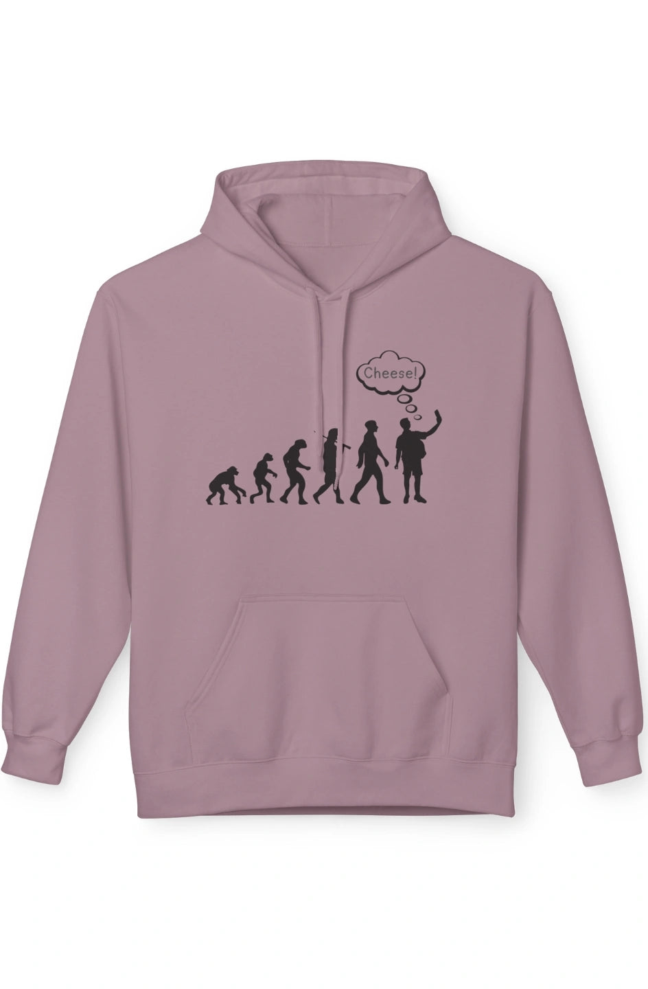 Men's Midweight Fleece Hoodie "Cheese!"