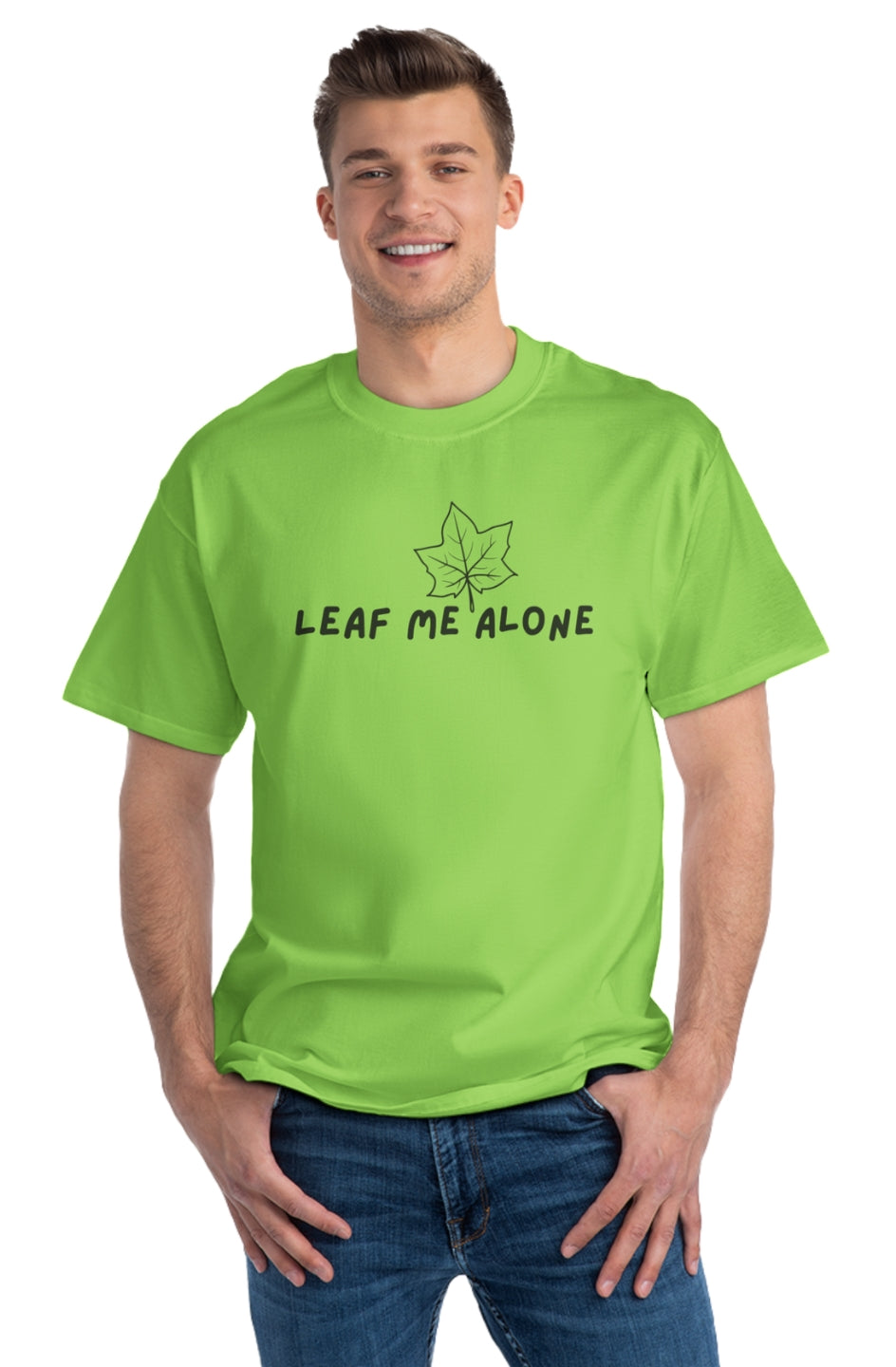 Leaf Me Alone - Midweight Beefy T-Shirt