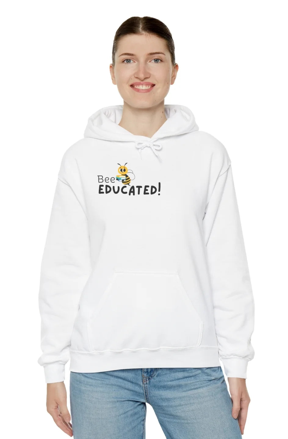 Women's Midweight Hoodie "Bee Educated"