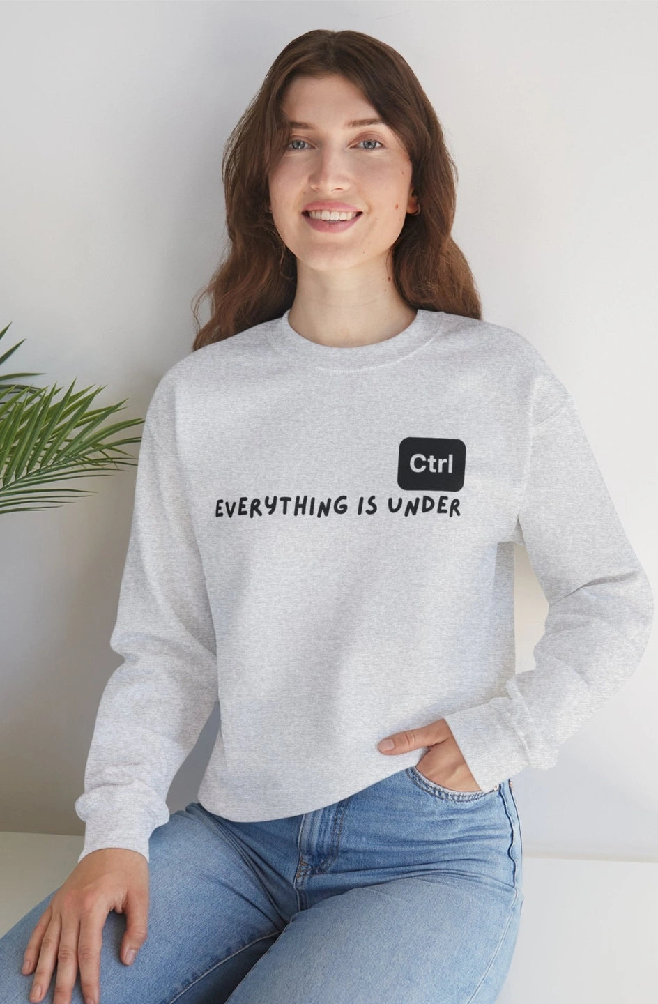 Women's Midweight Sweatshirt "Everything is Under CTRL"
