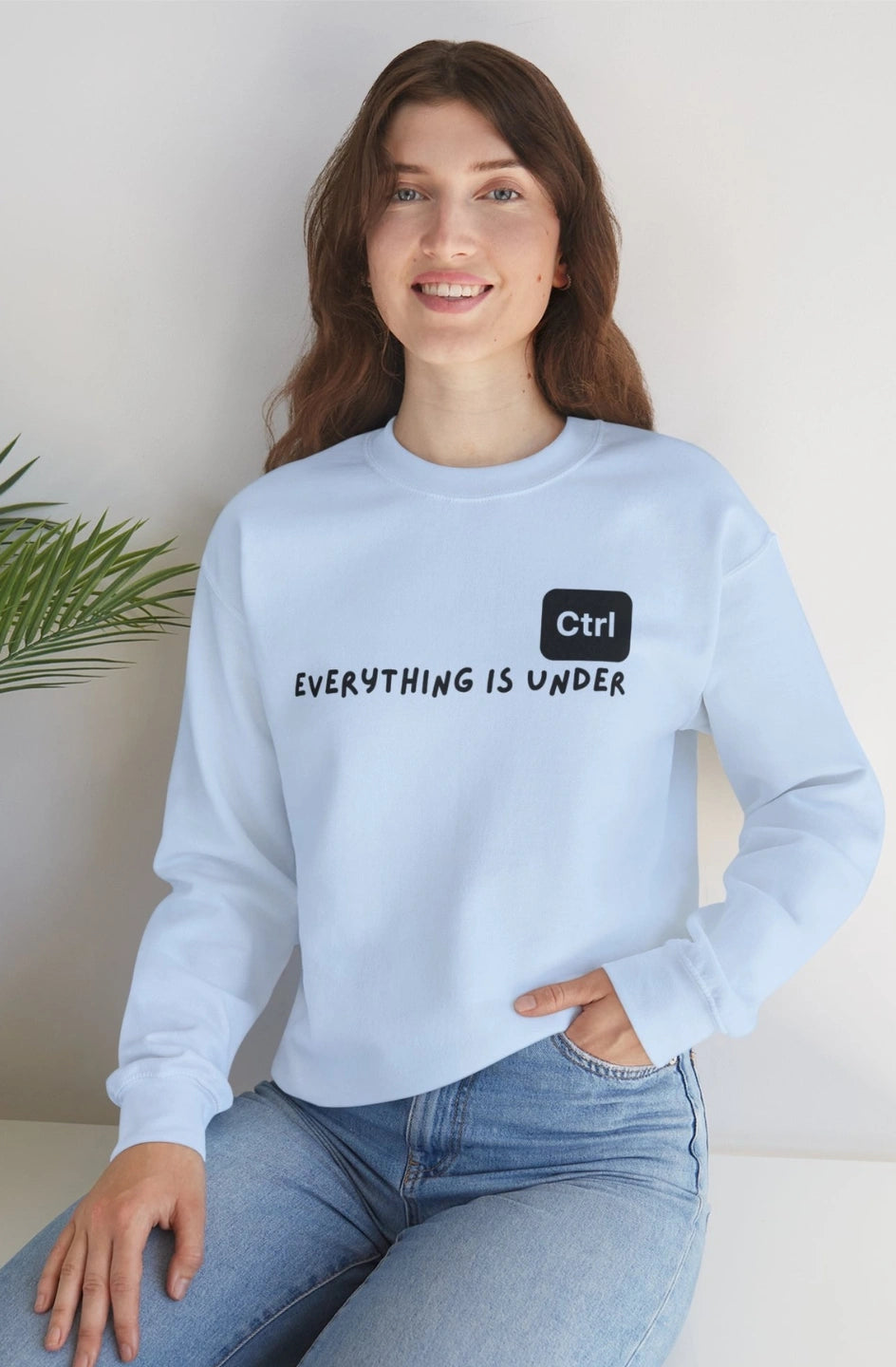 Women's Midweight Sweatshirt "Everything is Under CTRL"