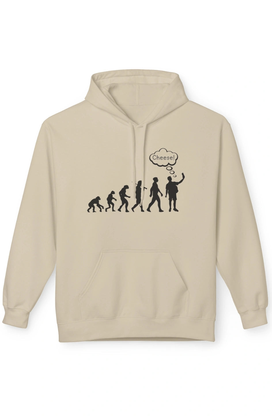 Men's Midweight Fleece Hoodie "Cheese!"